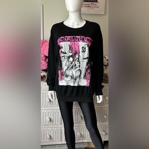 Disney Sweatshirt Nightmare Before Christmas Jack Skellington in black size XL